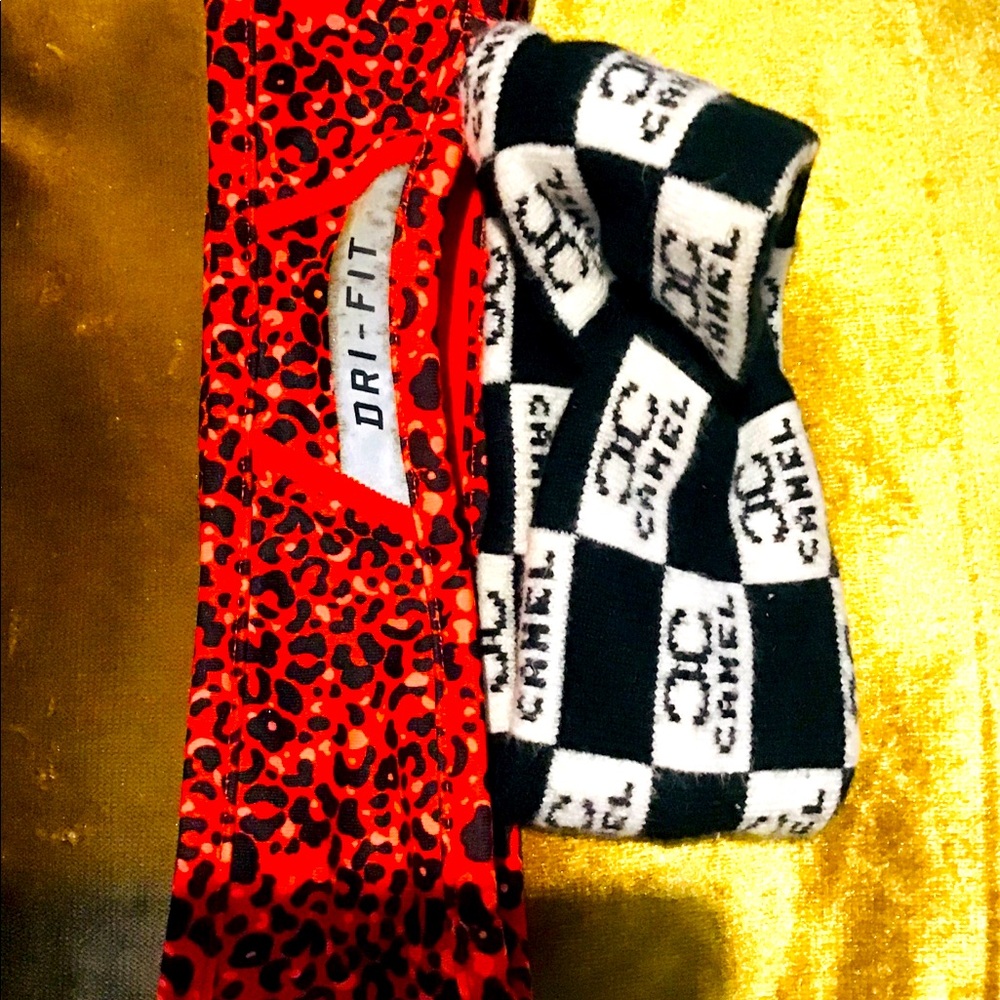 Pre-owned 2 Headband Crochet Bow Knot Turban Women Hairband